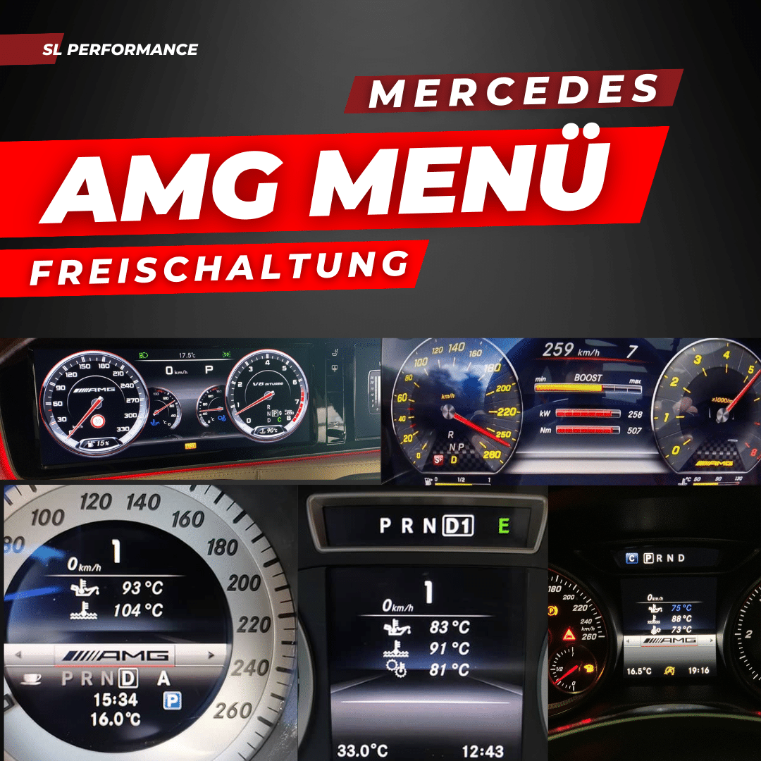 AMG Menü Aktivierung Codierung Freischaltung Mercedes